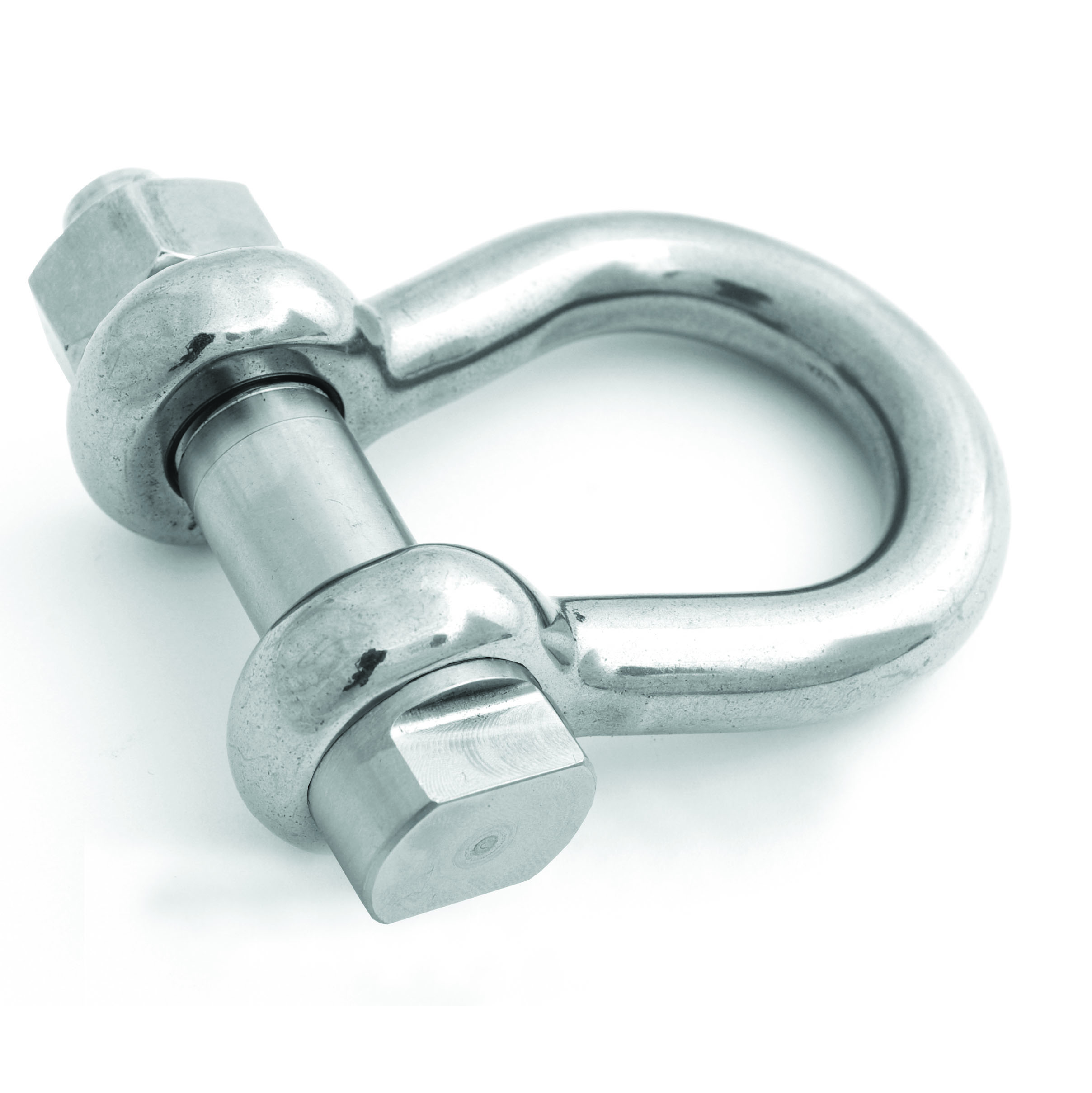17/4PH High Tensile Stainless Steel Bow Shackle - E Type Pin with Nylok