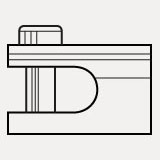 Fork - LRG pin (16mm diameter)