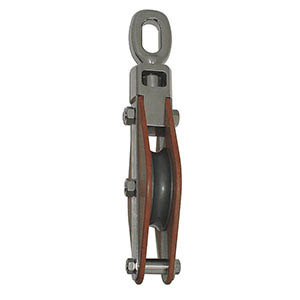Single eye tufnol & stainless steel lifting blocks